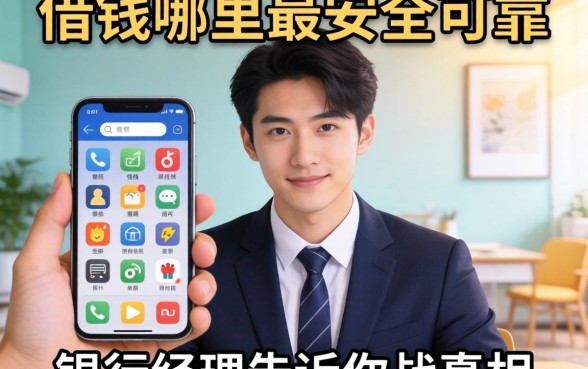 手机借钱哪里最安全可靠？银行经理告诉你真相