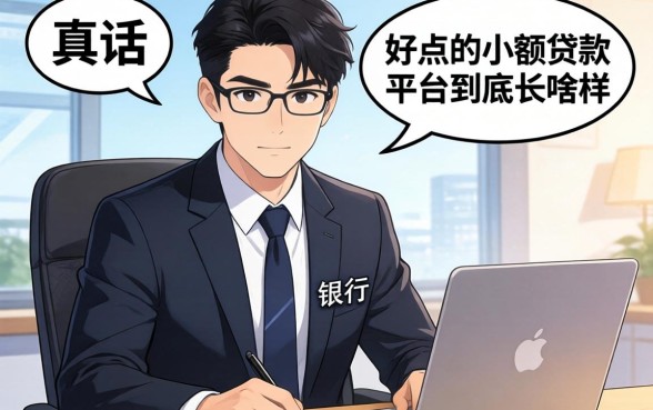 银行经理说真话：好点的小额贷款平台到底长啥样？