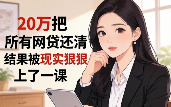 我想借20万把所有网贷还清,结果被现实狠狠上了一课