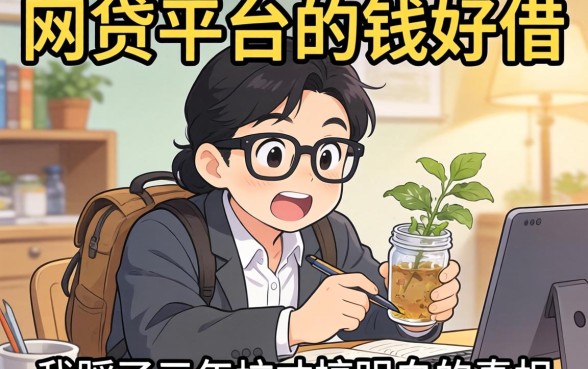 哪个网贷平台的钱好借?我踩了三年坑才搞明白的真相