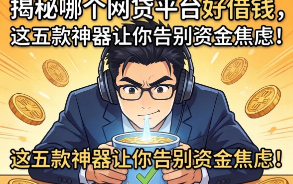 急需用钱却四处碰壁？揭秘哪个网贷平台好借钱，这五款神器让你告别资金焦虑！