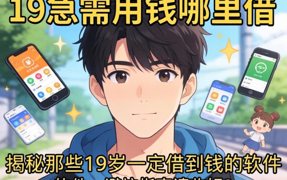 刚满19岁急需用钱哪里能借？揭秘那些19岁一定借到钱的软件，避坑指南请收好！