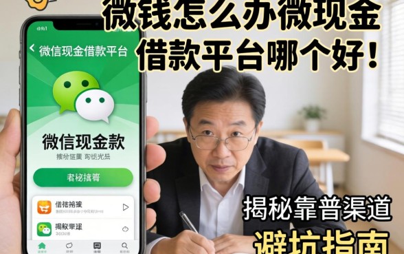 急需用钱怎么办?微信现金借款平台哪个好?揭秘靠谱渠道与避坑指南