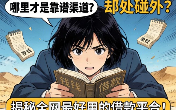 急需用钱却四处碰壁？哪里才是靠谱渠道？揭秘全网最好用的借款平台有哪些？