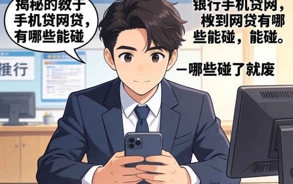 银行内部人揭秘：类似于手机贷的网贷有哪些能碰，哪些碰了就废