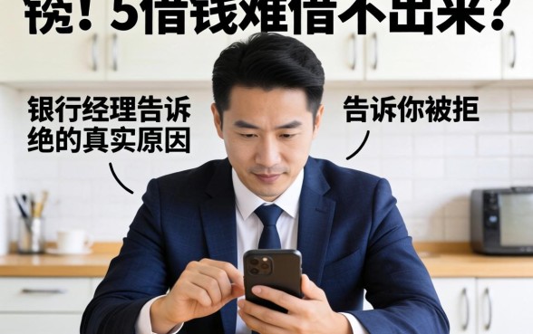 手机借钱难借不出来？银行经理告诉你被拒的真实原因