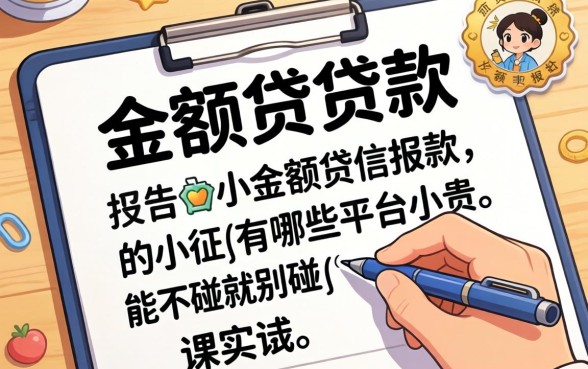 不查征信报告的小额贷款有哪些平台？说实话，能不碰就别碰