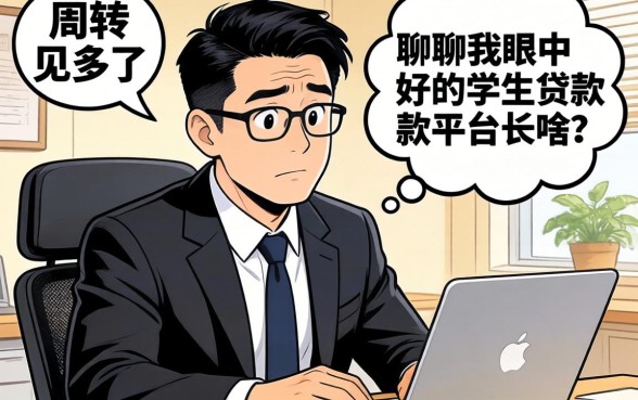 生意周转见多了，聊聊我眼中好的学生贷款平台长啥样