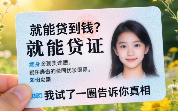 光凭身份证就能贷到钱？我试了一圈告诉你真相