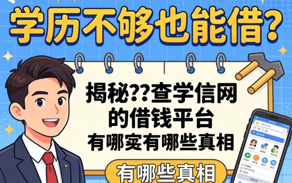 学历不够也能借？揭秘不查学信网的借钱平台有哪些真相