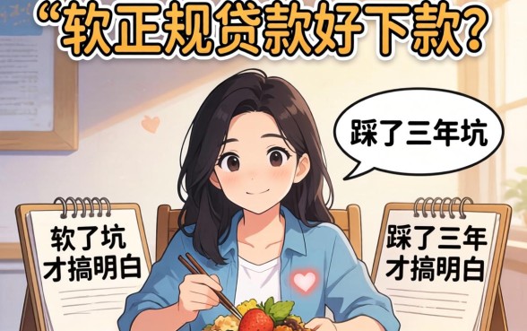 哪个软件正规贷款好下款?我踩了三年坑才搞明白