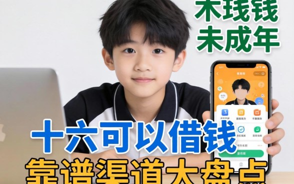 急需用钱却未成年？十六岁可以借钱的软件有哪些？靠谱渠道大盘点