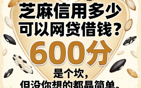 芝麻信用多少可以网贷借钱？600分是个坎，但没你想的那么简单