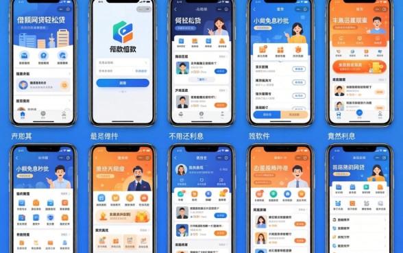 我试了十几款借款软件，发现这些小额免息秒批网贷轻松贷的软件竟然真的不用还利息