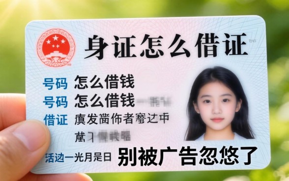 光凭身份证号码怎么借钱?别被广告忽悠了