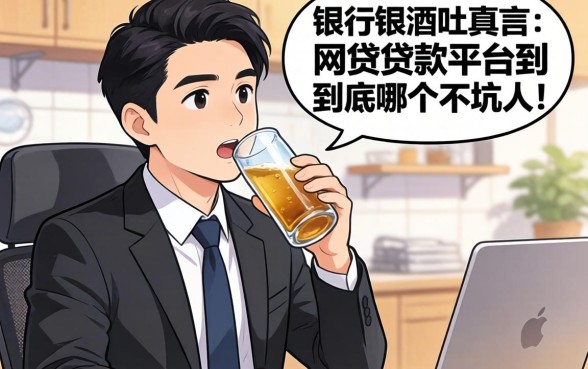 银行经理酒后吐真言:网贷的贷款平台到底哪个不坑人