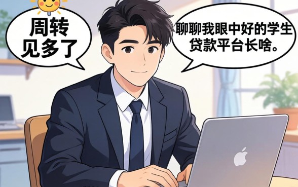 生意周转见多了，聊聊我眼中好的学生贷款平台长啥样