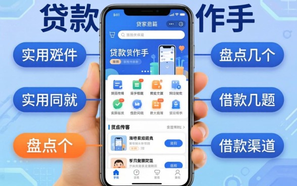 手机贷款有什么软件？盘点几个实用的借款渠道