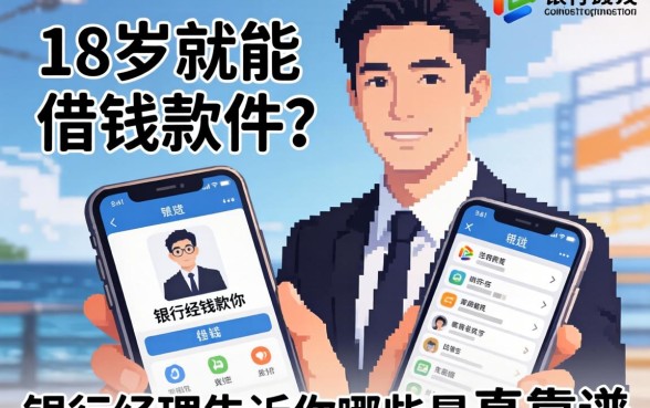 满18岁就能借钱的软件?银行经理告诉你哪些是真靠谱