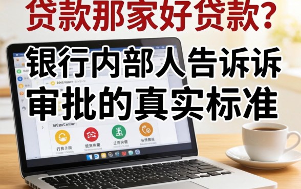 网上贷款那家好贷款？银行内部人告诉你审批的真实标准