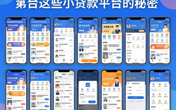 我试了市面上几十款不看负债的网贷软件,发现这些小贷款平台的秘密