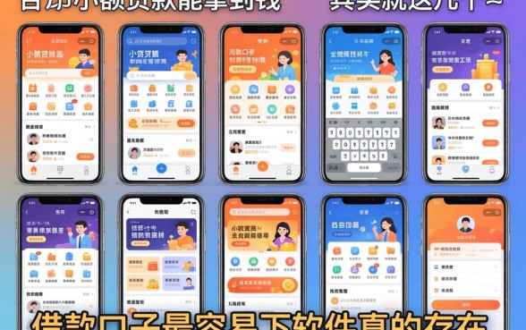 我试了十几个平台，发现小额贷款能拿到钱的其实就这几个，借款口子最容易下软件真的存在吗