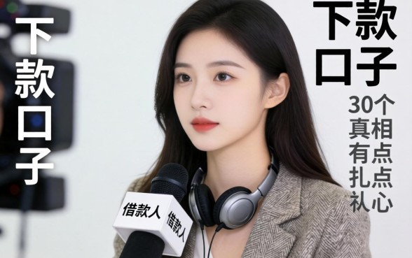 有啥好下款的口子?我采访了30个借款人,真相有点扎心