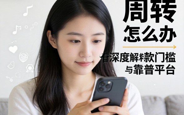 急需周转怎么办?用手机借钱有什么要求嘛?深度解析借款门槛与靠谱平台推荐