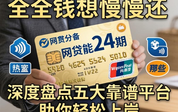 急需用钱想慢慢还？网贷能分24期的有哪些？深度盘点五大靠谱平台助你轻松上岸