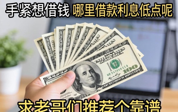 手头紧想借钱,哪里借款利息低点呢?求老哥们推荐个靠谱的!