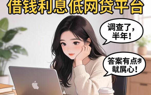 哪里可以借钱利息比较低的网贷平台？我调查了半年，答案有点扎心