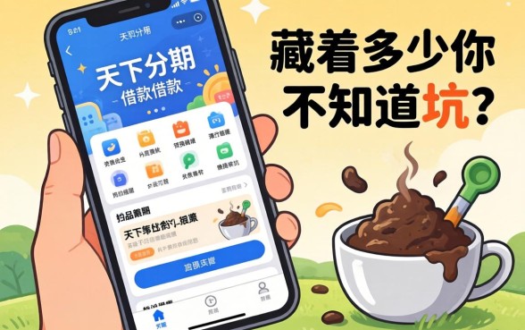 类似天下分期一样的借款软件,藏着多少你不知道的坑?