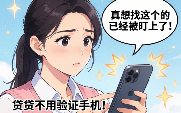 哪个小贷不用验证手机？说句难听的，真想找这个的已经被盯上了