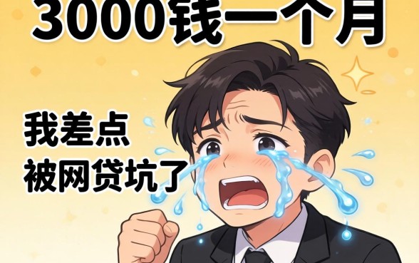 借3000块钱一个月，我差点被网贷坑哭了