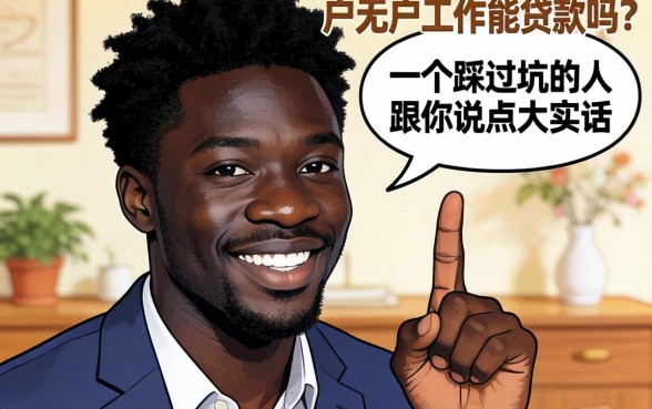黑户无工作能贷款吗？一个踩过坑的人跟你说点大实话