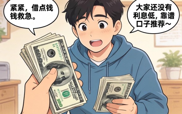 手头紧想借点钱救急，大家有没有利息低、靠谱的口子推荐？