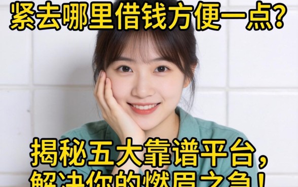 手头紧去哪里借钱方便一点？揭秘五大靠谱平台，解决你的燃眉之急！