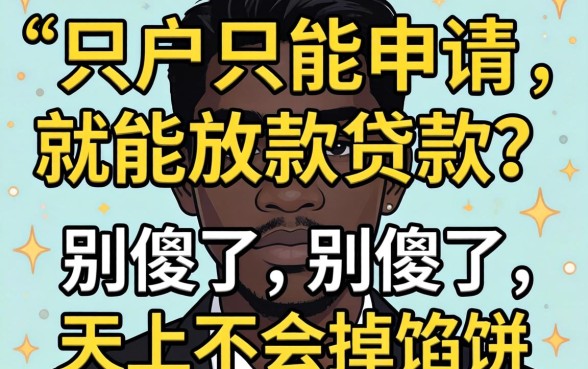 黑户只能申请就能放款的贷款？别傻了，天上不会掉馅饼