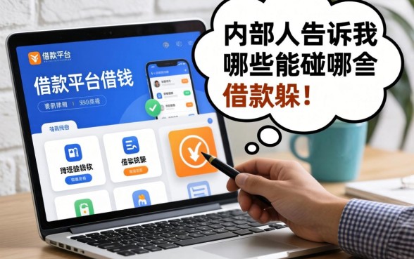 网上都有哪些借款平台可以借钱？内部人告诉你哪些能碰哪些要躲