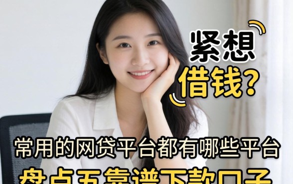 手头紧想借钱？常用的网贷平台都有哪些平台？盘点五个靠谱下款口子