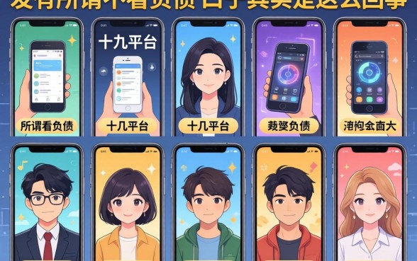 我试了十几个平台,发现所谓不看负债的口子其实是这么回事