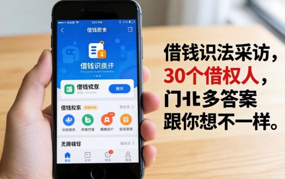 在手机上借钱要下什么软件？我采访了30个借款人，答案跟你想的不一样