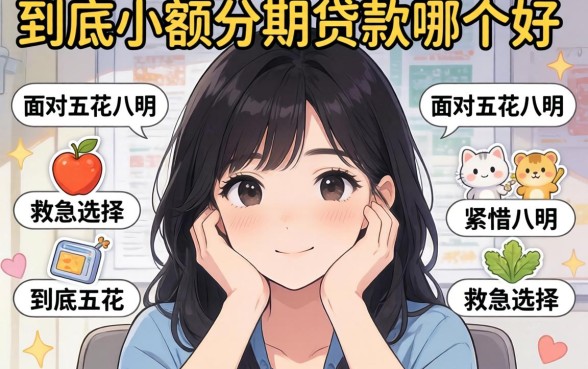 手头紧想借钱救急？面对五花八门的选择，到底小额分期贷款哪个好？