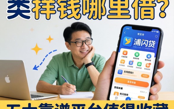 急需用钱哪里借？类似浦闪贷一样的借钱软件有哪些？这五大靠谱平台值得收藏