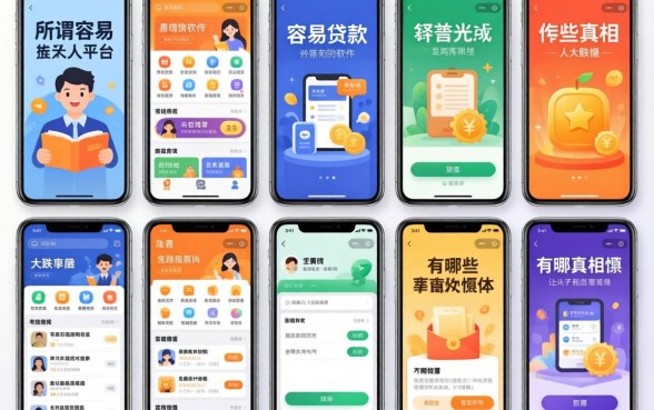 我试了十几个平台，发现那些所谓容易贷款的软件有哪些真相让人大跌眼镜