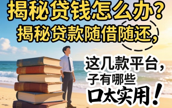 急需用钱怎么办？揭秘贷款随借随还的口子有哪些，这几款平台太实用了！