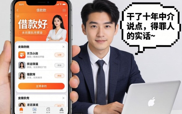大额借款的哪些平台好？干了十年中介，说点得罪人的实话