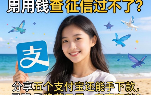 急用钱查了征信过不了？分享五个支付宝还能下款的隐藏口子，亲测有效！