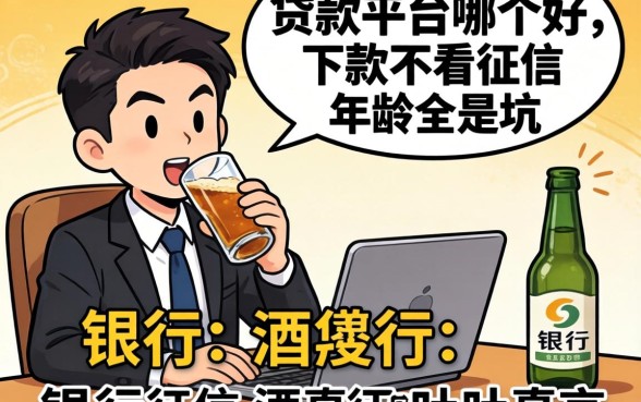 银行经理酒后吐真言:贷款平台哪个好下款不看征信年龄全是坑