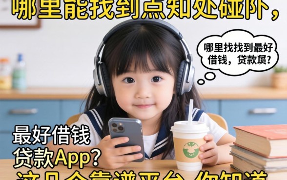 急需用钱却四处碰壁？哪里能找到最好借钱的贷款app？这几个靠谱平台你知道吗？